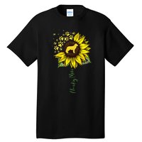 Husky Mom Sunflower Siberian Husky Lover Gifts Dog Mom Mama Tall T-Shirt