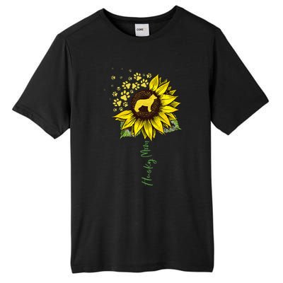 Husky Mom Sunflower Siberian Husky Lover Gifts Dog Mom Mama Tall Fusion ChromaSoft Performance T-Shirt