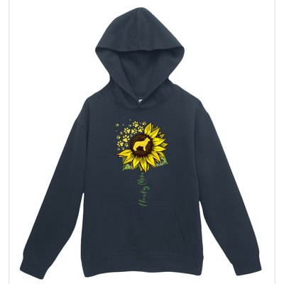 Husky Mom Sunflower Siberian Husky Lover Gifts Dog Mom Mama Urban Pullover Hoodie