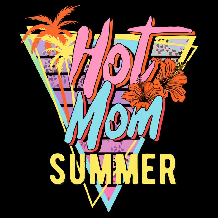 Hot Mom Summer Hawaiian Hibiscus Beach Cute Tropical Tank Top Performance Shirt