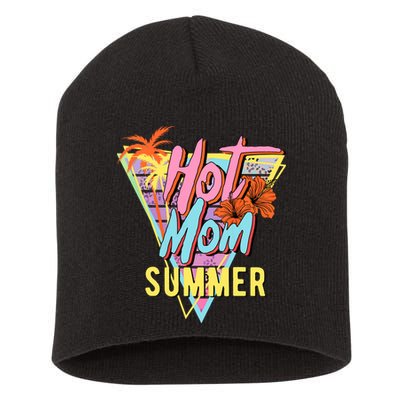 Hot Mom Summer Hawaiian Hibiscus Beach Cute Tropical Tank Top Short Acrylic Beanie