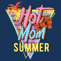 Hot Mom Summer Hawaiian Hibiscus Beach Cute Tropical Tank Top Infant Baby Jersey Bodysuit
