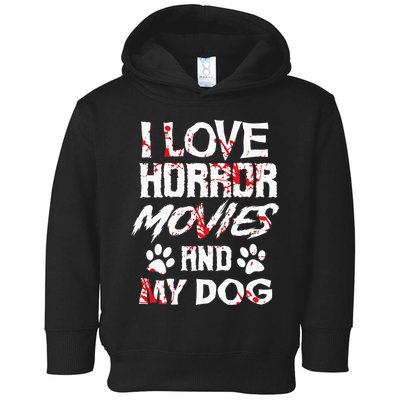 Horror Movies Scary Film Lovers Halloween Fans Thriller Toddler Hoodie