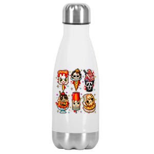 Horror Movie Summer Popsicle Halloween Ice Cream Summerween Stainless Steel Insulated Water Bottle