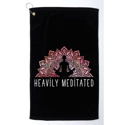 Heavily Meditated Spiritual Daily Meditation Zen Golf Towel