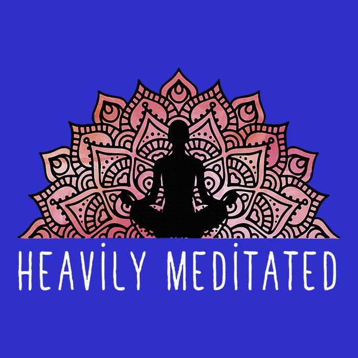 Heavily Meditated Spiritual Daily Meditation Zen Button