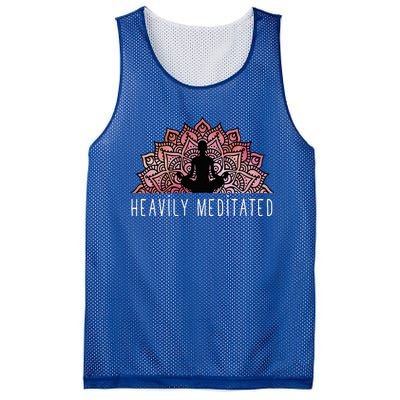 Heavily Meditated Spiritual Daily Meditation Zen Mesh Reversible Basketball Jersey Tank