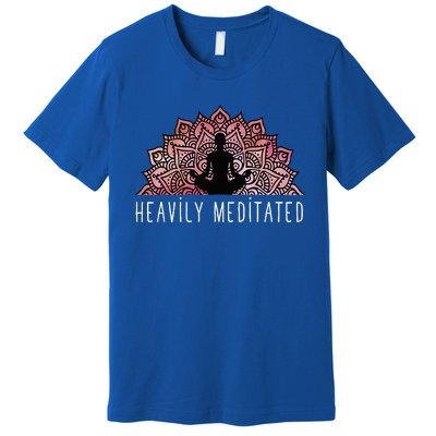 Heavily Meditated Spiritual Daily Meditation Zen Premium T-Shirt