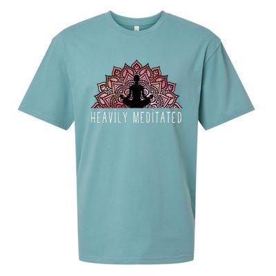 Heavily Meditated Spiritual Daily Meditation Zen Sueded Cloud Jersey T-Shirt