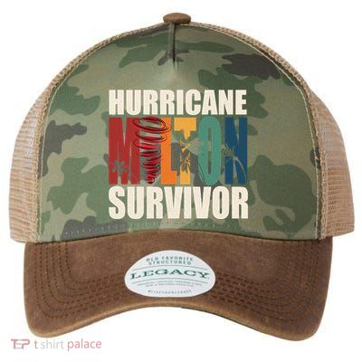 Hurricane Milton Survivor Florida Awareness Legacy Tie Dye Trucker Hat