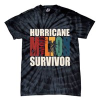 Hurricane Milton Survivor Florida Awareness Tie-Dye T-Shirt
