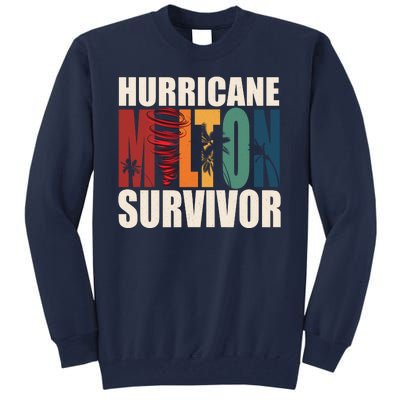 Hurricane Milton Survivor Florida Awareness Tall Sweatshirt