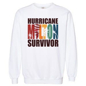 Hurricane Milton Survivor Florida Awareness Garment-Dyed Sweatshirt