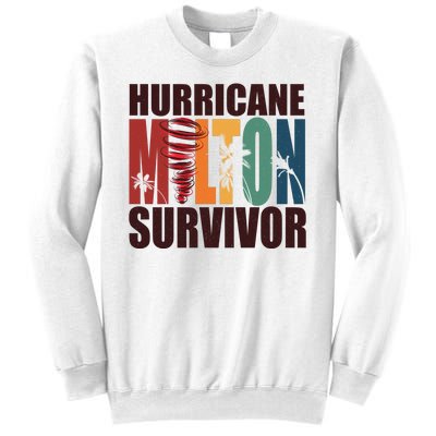 Hurricane Milton Survivor Florida Awareness Sweatshirt