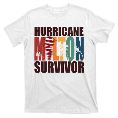 Hurricane Milton Survivor Florida Awareness T-Shirt