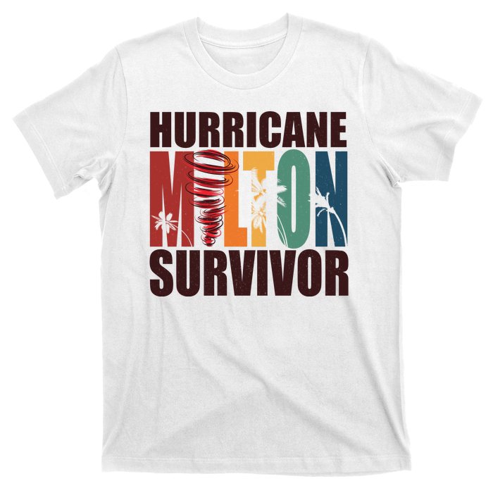 Hurricane Milton Survivor Florida Awareness T-Shirt