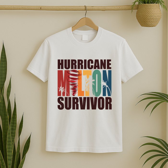 Hurricane Milton Survivor Florida Awareness T-Shirt
