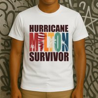 Hurricane Milton Survivor Florida Awareness T-Shirt