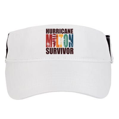 Hurricane Milton Survivor Florida Awareness Adult Drive Performance Visor