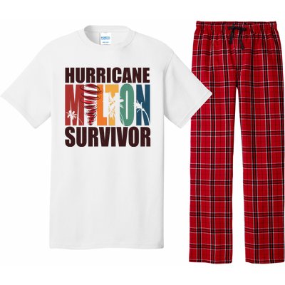 Hurricane Milton Survivor Florida Awareness Pajama Set