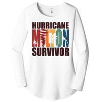 Hurricane Milton Survivor Florida Awareness Women's Perfect Tri Tunic Long Sleeve Shirt