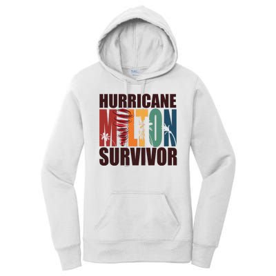 Hurricane Milton Survivor Florida Awareness Women's Pullover Hoodie