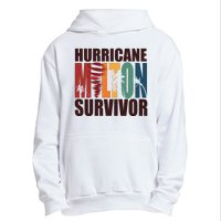 Hurricane Milton Survivor Florida Awareness Urban Pullover Hoodie