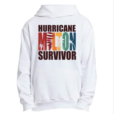 Hurricane Milton Survivor Florida Awareness Urban Pullover Hoodie