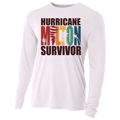 Hurricane Milton Survivor Florida Awareness Cooling Performance Long Sleeve Crew