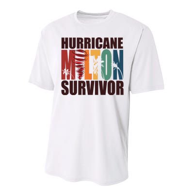 Hurricane Milton Survivor Florida Awareness Performance Sprint T-Shirt