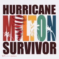 Hurricane Milton Survivor Florida Awareness Premium T-Shirt