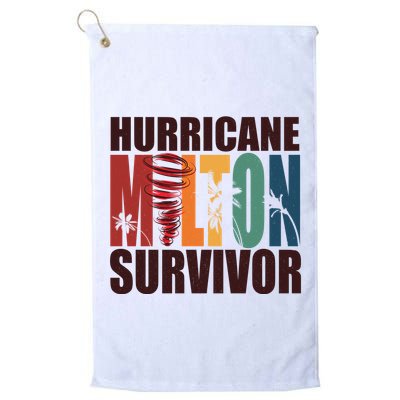 Hurricane Milton Survivor Florida Awareness Golf Towel