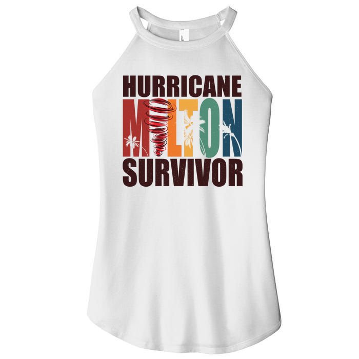 Hurricane Milton Survivor Florida Awareness Women's Perfect Tri Rocker Tank