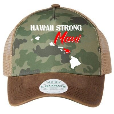 Hawaii Maui Strong Legacy Tie Dye Trucker Hat