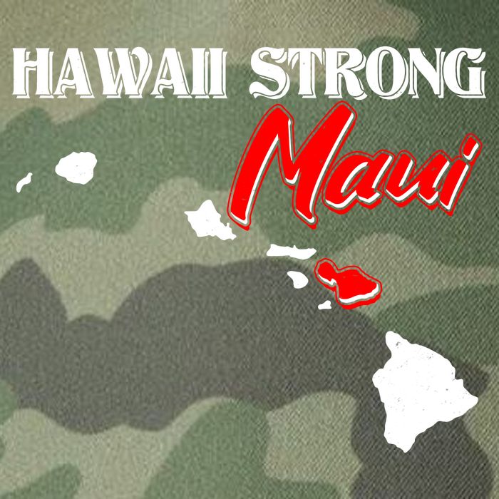 Hawaii Maui Strong Legacy Tie Dye Trucker Hat