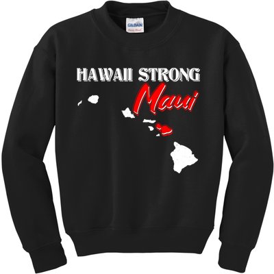 Hawaii Maui Strong Kids Sweatshirt