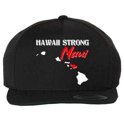 Hawaii Maui Strong Wool Snapback Cap