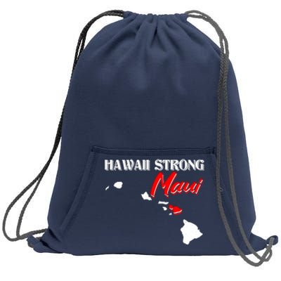 Hawaii Maui Strong Sweatshirt Cinch Pack Bag