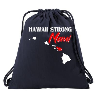 Hawaii Maui Strong Drawstring Bag