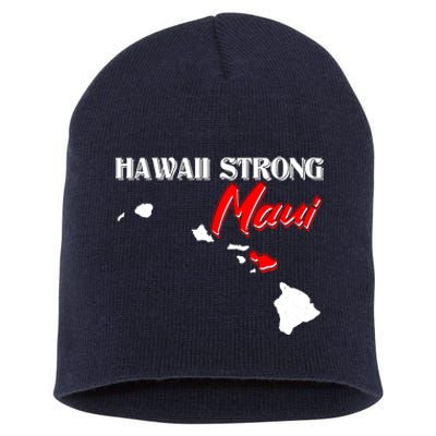 Hawaii Maui Strong Short Acrylic Beanie