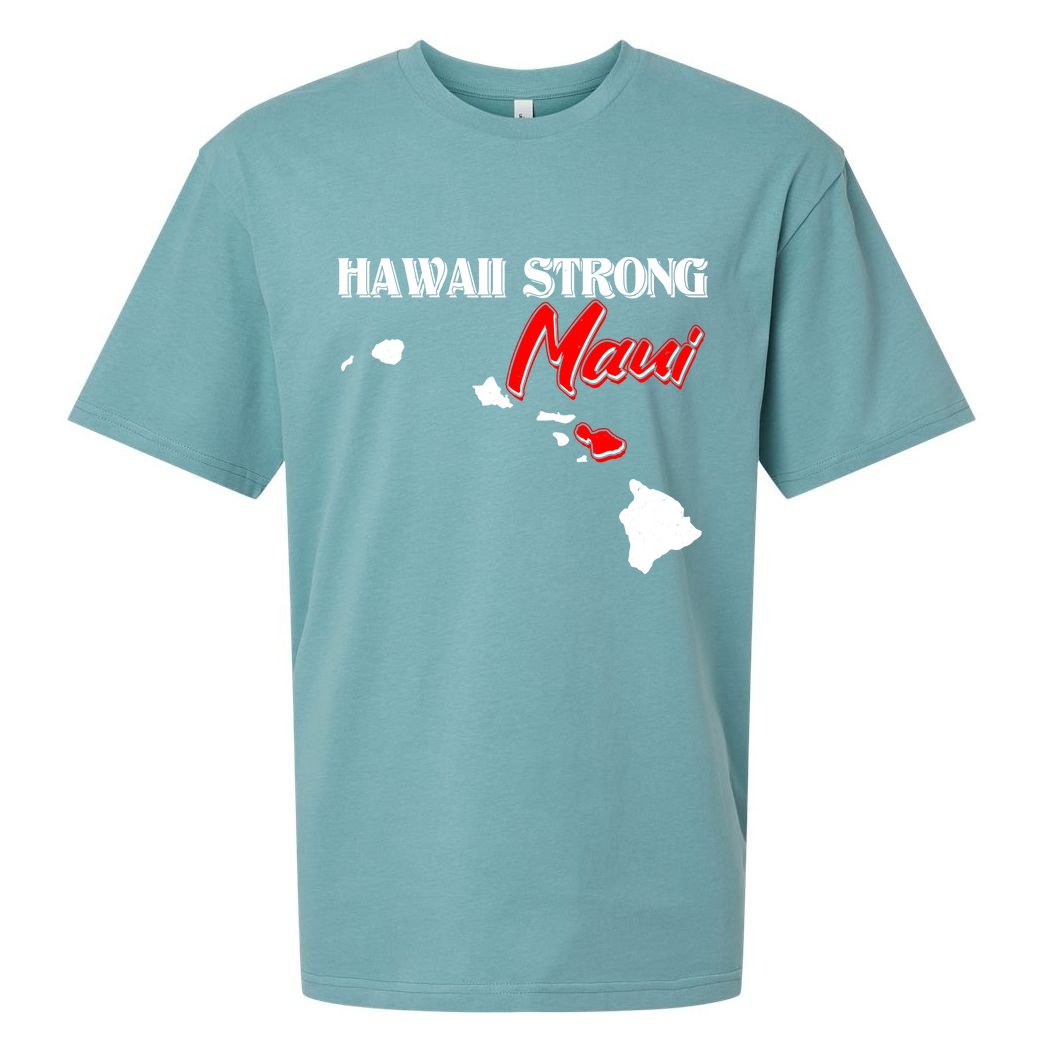 Hawaii Maui Strong Sueded Cloud Jersey T-Shirt