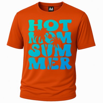 Hot Mom Summer Tee Hot Summer Clothing Gift Cooling Performance Crew T-Shirt