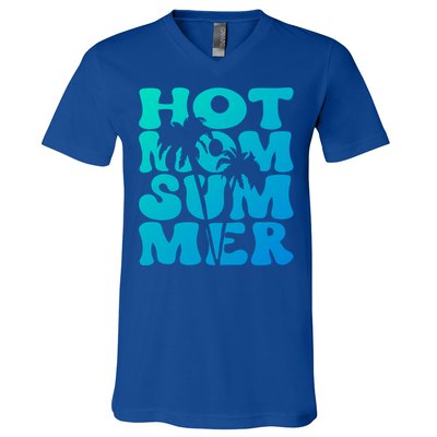 Hot Mom Summer Tee Hot Summer Clothing Gift V-Neck T-Shirt