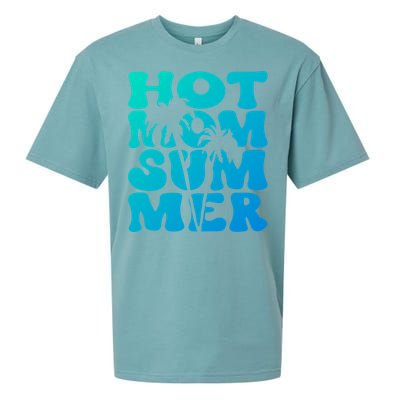 Hot Mom Summer Tee Hot Summer Clothing Gift Sueded Cloud Jersey T-Shirt