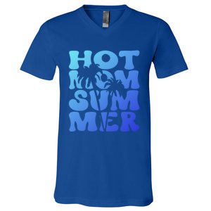 Hot Mom Summer Tee Hot Summer Clothing Gift V-Neck T-Shirt