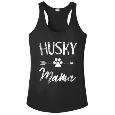 Husky Mama Siberian Husky Lover Owner Gifts Dog Mom Ladies PosiCharge Competitor Racerback Tank