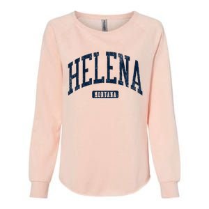 Helena Montana Style Blue Womens California Wash Sweatshirt