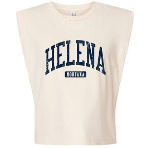 Helena Montana Style Blue Garment-Dyed Women's Muscle Tee