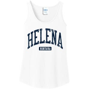 Helena Montana Style Blue Ladies Essential Tank