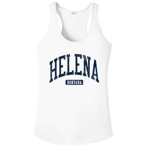 Helena Montana Style Blue Ladies PosiCharge Competitor Racerback Tank